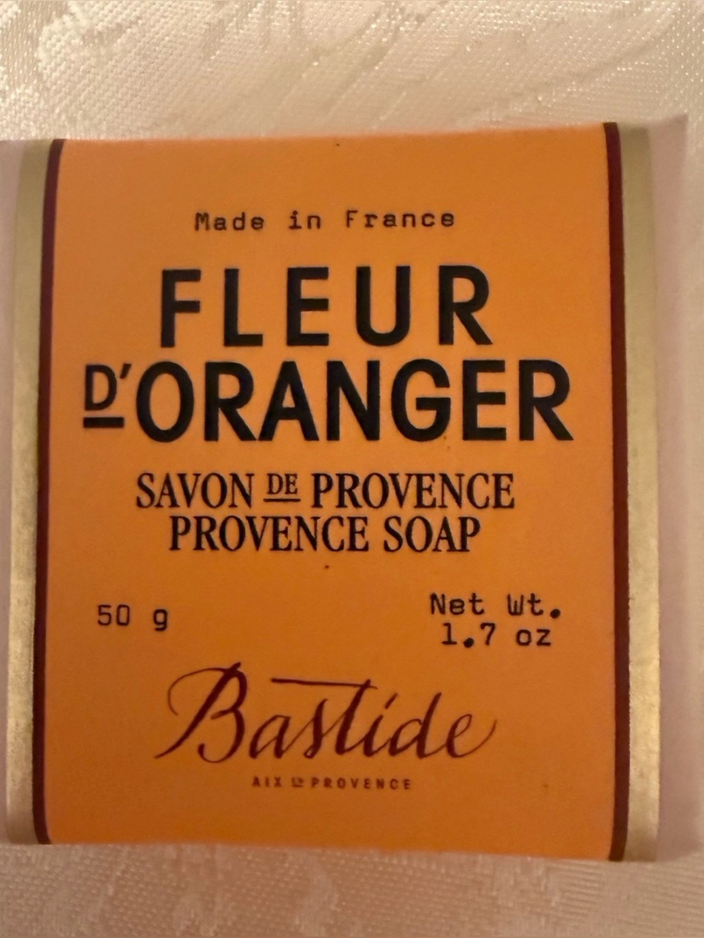 Fleur d'Oranger Scented Soap Bastide